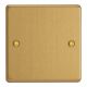 XDESB.BB Varilight Single Blank Plate Essential Brushed Brass Finish