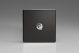 XDLT1S Varilight 1 Gang 10 Amp Toggle Switch Screwless Premium Black Plastic With Chrome Toggle Switch