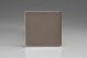 XDRSBS Varilight Single Blank Plate Screwless Pewter Effect Finish