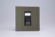 XDYGRJ456BS.AB Varilight 1 Gang Black Cat6 Networking Socket Urban Screwless Antique (Brushed) Brass Finish