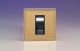 XDYGRJ456BS.JB [XDYG1S.JB + DRJ456B] Varilight 1 Gang Black Cat6 Networking Socket Screwless Jubilee Beaded Brushed Brass Effect Finish