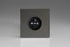 XEI4FB Varilight Euro Fixed Range 1 Gang 16 Amp Euro (Pin Earth) Flush Design Socket European Screwless Iridium Black Effect Finish