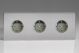 XES555FG Varilight Euro Fixed Range 3 Gang 16 Amp Schuko Earth Flush Design Socket European Screwless Brushed Steel Finish