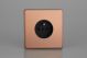 XEY4FB.BC Varilight Euro Fixed Range 1 Gang 16 Amp Euro (Pin Earth) Flush Design Socket European Screwless Brushed Copper Effect Finish
