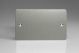 XFSDB Varilight Double Blank Plate Ultra Flat Brushed Stainless Steel