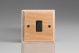 XLK1B-S2W 1 Gang 10 Amp Switch Kilnwood Classic Wood Limed Oak with Black Switch