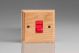 XO45S-S2W 45 Amp Double Pole Cooker Switch Kilnwood Classic Wood Light Oak