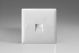 XORJ456W Varilight 1 Gang White Cat6 Networking Socket Classic Polar White Moulded Bevel