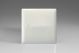 XOSB Varilight Single Blank Plate Classic Polar White Moulded Bevel
