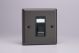 XPGRJ456B Varilight 1 Gang Black Cat6 Networking Socket Classic Graphite 21 Effect Finish