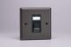 XPGRJ45B Varilight 1 Gang Black Cat5e Networking Socket Classic Graphite 21 Effect Finish