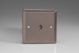 XR8 Varilight 1 Gang Co-axial TV Socket Classic Pewter Effect Finish