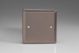 XRSB Varilight Single Blank Plate Classic Pewter Effect Finish