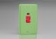 XY45N.BG Varilight 45 Amp Double Pole Vertical Cooker Switch with Neon Lily Beryl Green