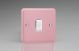 XY7W.RP Varilight 1 Gang Intermediate (3 Way) 10 Amp Switch Lily Rose Pink with White Switch