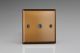 XY8.BZ Varilight 1 Gang Co-axial TV Socket Urban Brushed Bronze Effect Finish