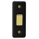 XYA1V.MB Varilight 1 Gang, 1 or 2 Way 10 Amp Architrave Switch, Matt Black Effect