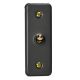 XYAT1V.SL Varilight 1 Gang, 1 or 2 Way 10 Amp Architrave Toggle Switch, Slate Effect