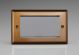 XYG4.BZ Varilight 4 Gang Data Grid Face Plate For 3 or 4 Data Module Widths Urban Brushed Bronze Effect Finish