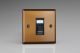 XYGRJ45B.BZ [XYG1.BZ + DRJ45B] Varilight 1 Gang Black Cat5e Networking Socket Urban Brushed Bronze Effect Finish