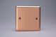 XYSB.BC Varilight Single Blank Plate Urban Brushed Copper Effect Finish