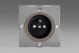 EG4FBR Varilight European Pewter VariGrid 1 Gang 16A Socket with Pin Earth, Flush Design