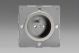 EG4FGC Varilight European Polished Chrome VariGrid 1 Gang 16A Socket with Pin Earth, Flush Design