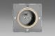 EG4FGN Varilight European Satin Chrome VariGrid 1 Gang 16A Socket with Pin Earth, Flush Design