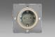 EG5FGN Varilight European Satin Chrome VariGrid 1 Gang 16A Schuko Socket Flush Design