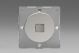 EGD1C Varilight European Polished Chrome VariGrid 1 Gang Keystone EuroData Grid Plate