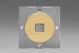 EGD1V Varilight European Polished Brass VariGrid 1 Gang Keystone EuroData Grid Plate