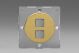 EGD2B Varilight European Brushed Brass VariGrid 2 Gang Keystone EuroData Grid Plate