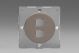 EGD2R Varilight European Pewter VariGrid 2 Gang Keystone EuroData Grid Plate