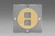 EGD2V Varilight European Polished Brass VariGrid 2 Gang Keystone EuroData Grid Plate