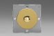 EGM1B Varilight European Brushed Brass VariGrid 1 Gang 1 Way Only 6A Push Momentary Switch