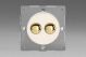 EGP2YV.MW Varilight European Matt White VariGrid 2 Gang 1 or 2 Way 6A Impulse Switch