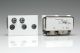 D5XW Varilight 5 Outlets: Double Satellite TV Screened Return FM (including DAB Digital Radio) Module in White. Use with Varilight Data Grid Plates